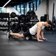 Массажный ролик Gymtek EVA 33x14 см черный для мышц восстановления - изображение 7