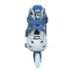 Детские раздвижные ролики Profi Sport A4155, светящиеся PU колеса, размер 37-41, Синие - изображение 3