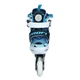 Ролики дитячі Profi Roller A4156-XS-BL (розсувні, розмір 27-30, колеса: 4/Ø64 мм/PU, в один ряд, гальмо заднє, підсвітка) - изображение 4