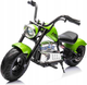 Електричний мотоцикл для дітей Ramiz Chopper Warrior зелений (5903864944587) - зображення 1