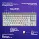 Ігрова клавіатура бездротова LOGITECH G515 Lightspeed TKL, TACTILE біла (L920-012539) - зображення 7