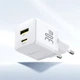 Сетевое зарядное устройство Baseus Palm Fast Charger Type-C+USB 30W White (P1011160A213-00) - изображение 12