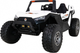 Buggy elektryczny dla dzieci Ramiz Clash Biały (5903864913712) - obraz 1
