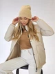 Вязаная шапка бини Лопата NEW One-size Темно-бежевый - изображение 10