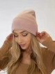 В'язана шапка біні Лопата NEW One-size Світла-пудра - зображення 1