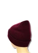 Вязаная шапка бини Лопата NEW One-size Бордовый - изображение 6