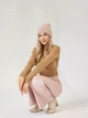 В'язана шапка біні Лопата NEW One-size Світла-пудра - зображення 14