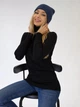 В'язана шапка біні Лопата NEW One-size Джинсовий - зображення 6