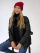 Вязаная шапка бини Лопата NEW One-size Красный - изображение 4