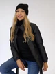 Вязаная шапка бини Лопата NEW One-size Черный - изображение 2