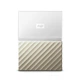 Накопитель внешний HDD 2.5" USB 1.0TB WD My Passport Ultra White/Gold (WDBTLG0010BGD-WESN) - изображение 1