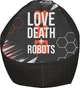 Кресло Груша Love Death and Robots 6 Цвет: Черный, Размер: L - изображение 1