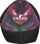 Кресло Груша CS GO Hyper Beast Цвет: Черный, Размер: S - изображение 4