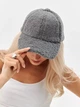 Плюшевая кепка без логотипа Барашек One-size 55-59 см Серый - изображение 3