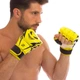 Перчатки для смешанных единоборств MMA на липучке размер L Полиуретан Zelart лимонный-черный BO-1374 - изображение 2