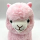 Мягкая Плюшевая Игрушка Plush Альпака Лама 35 см Розовая (9249) - изображение 3