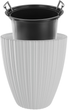 Doniczka z wkładem Kadax Biała 40 cm (5903699497487) - obraz 4