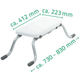 Siedzisko do wanny/podnóżek Ridder Eco, biały (4006956951317) - obraz 7