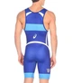 Трико борцовское Asics Wrestling Singlet Синий, Белый, Голубой XS (157516-0043 XS) - изображение 2