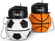 Butelka na wodę Nils Camp NC4104 Silikonowa, składana 550 ml Basketball (5908261683053) - obraz 9