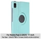 Чехол 360 на Xiaomi Redmi Pad 2 (11") / чехол для планшета с функцией вертикальной и горизонтальной подставки / голубой - изображение 2