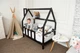 Детская деревянная кровать домик Монтессори BUSY WOOD на ножках Модель 1 140x70 см Чёрная - изображение 6