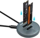 Док-станция Maiwo клонировщик для 2*M.2 SSD NVMe (PCIe) - USB3.2 Gen2 Type-C до 10 Гбит/с (K3026P2 grey) - изображение 3