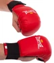Накладки перчатки каратэ MA-0010 MATSA красный size L - изображение 1
