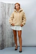 Шуба жіноча Where Uwear Y25-10 бежева 346531_S - зображення 1