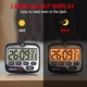 Кухонный цифровой таймер ThermoPro TM01 с функцией часов и подсветкой экрана (очень громкий) - изображение 4