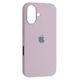 Чохол Silicone Premium case MagSafe з захистом камери та дисплея для iPhone 16 Full Protective lavender 1894 - изображение 1