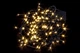 Гирлянда светодиодная нить на елку Тепло-белый 14 м. 200 LED от сети черный провод - изображение 1