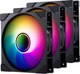 Zestaw wentylatorów Phanteks M25G2-140 D-RGB Reverse (3 Pack) Black (PH-F140M25R_G2_DBK01_3P) - obraz 1