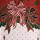 Новогодняя скатерть на стол "New Year" M50067-180 1.5х1.8 м Красный с белым - изображение 3