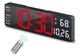 Часы Deepfox DS-6629 LED цифровые электронные настенные/настольные Будильник Дата Температура 32х10,5см красный - изображение 15