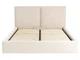 Ліжко-подіум двоспальне DelhiNew Design Comfort 160*200см З підйомним механізмом та нішою для білизни Молочний - изображение 2
