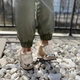 Кроссовки женские GINA ORIGINAL 6986, натуральная кожа, 37 беж/золото (4299) - изображение 4