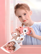 Цифровий дитячий фотоапарат для дівчинки на 2 камери Fun Kit GTM Camera HD Інтерактивні інтегровані ігри фото та відео зйомка протиударний Pink (112PMP) - зображення 4