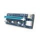 Плата райзер PCE164P N09 V009S Plus для подключения видеокарты PCI Express x1 на x16 USB 3.0 питание 12В PCI E 6pin - изображение 2