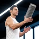 Массажный ролик Gymtek для йоги и фитнеса EVA 33*14см серый - изображение 4