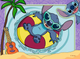 Puzzle Ravensburger Disney Stitch Vacay Mode 4 in 1 Box 12001069 (4005555010692) - obraz 2