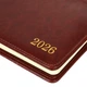 Планинг (еженедельник) настольный 34х13 см Leo Planner датированный 2026 "City", коричневый, 128 страниц (252677) - изображение 2
