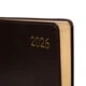 Дневник-деловая записная книжка А5 Leo Planner датированный 2026 "Aldento", интегральная, темно-коричневая, 368 страниц (252673) - изображение 2