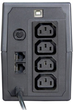 UPS Orvaldi i650LCD USB 360W/600VA (ID650IEC) - obraz 2