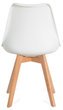 Krzesło HOMLA 972809 FISCO 48 x 56 x 82 cm Białe (5902869972809) - obraz 4