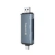 Считыватель флеш-карт ColorWay USB 2.0/USB-C to CF/SD/MicroSD (CW-CR-01) - изображение 3