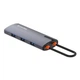 Порт-репликатор ColorWay Docking Station USB-C 6-в-1 Type C PD 100W/USB3.0х3/USB2.0/RJ45 (CW-HUB03) - изображение 2