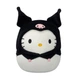 Мягкая игрушка Squishmallows Хеллоу Китти в образе Куроми 20 см (SQSN00388) - изображение 1