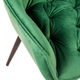 Krzesło do kuchni i salonu HOMLA 999172 FLOSSI 57 x 63 x 84 cm Welurowe Zielone (5902869999172) - obraz 7