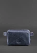 Шкіряна поясна сумка Dropbag Mini синя - изображение 12